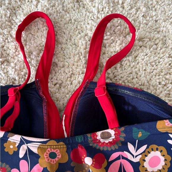 NWOT Boden Swim Tankini Floral Top Size 8 - Picture 5 of 8